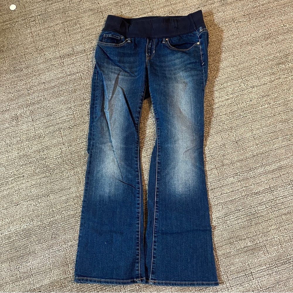 Gap 1969 maternity jeans sexy boot size 28 6s